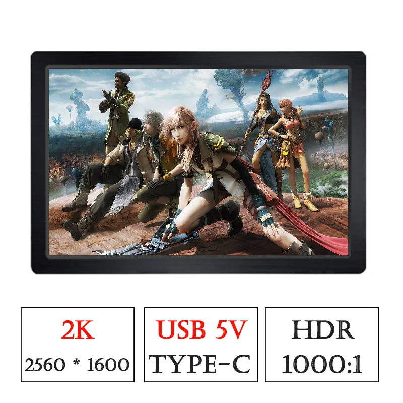 5V 400g IPS Встроенный динамик 10 дюймов USB 2k игровой монитор для Ps4 Xbox компьютера