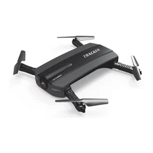 Autofoto Plegable Mini Rc Drone Drone JXD 523 W Tracker con Wifi FPV Cámara de Altitud Hold Headless Modo RC Helicóptero