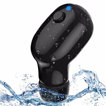 

Waterproof IPX7 Wireless Earbud Mini Bluetooth earphone Invisible with Mic Single Earphone 4.5g V4.2 for iphone Samsung Huawei