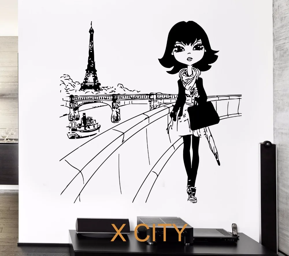 Online Get Cheap Menara Eiffel Dinding Decal Aliexpresscom
