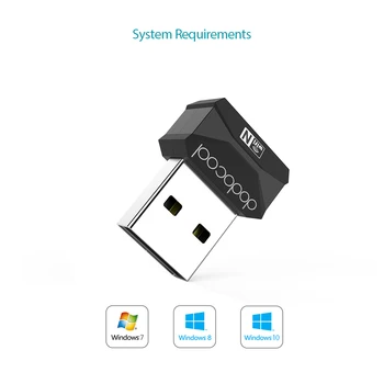 

dodocool N150 Mini Wireless-N Wireless Network USB 2.0 Adapter Wi-Fi Dongle 2.4 GHz 150 Mbps Support Windows XP/Vista/7/8/8.1/10