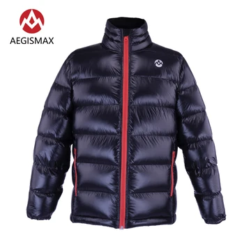 

AEGISMAX Unisex 95% White Down Goose Packable Puffer Jacket Coat Top Lightweight Full Zip For Camping Hiking Climbing