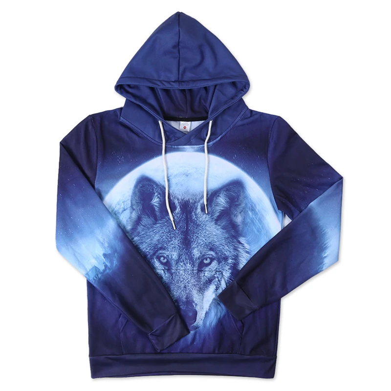 3D Hoodies Funny Wolf Sweatshirt Men Owl Hoody Women Tracksuit Harajuku Top Streatwear Coat Pullover