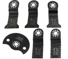 6 pcs/set Oscillating Multi tools Saw Blades Accessories fit for Multimaster power tool as Fein,Dremel etc,home decoration