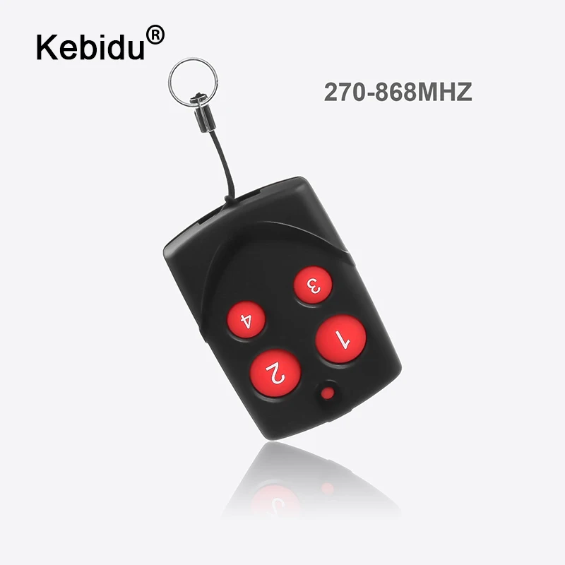 

kebidu 433 868 315MHz RF Wireless Duplicator Copy Remote Controller Clone Fixed Code Remotes Control For Gadgets Car Home Black