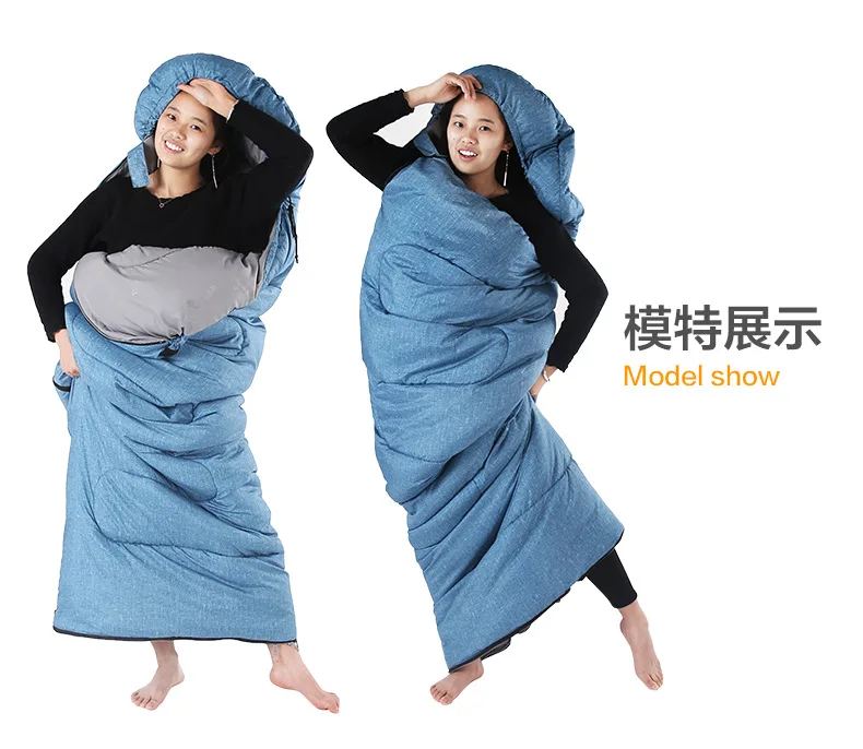 BSWolf весенний тканевый наружный спальный мешок для путешествий, анти-грязный наполнитель, полый хлопковый конверт, спальный мешок для взрослых, 3 сезона, для кемпинга или в помещении