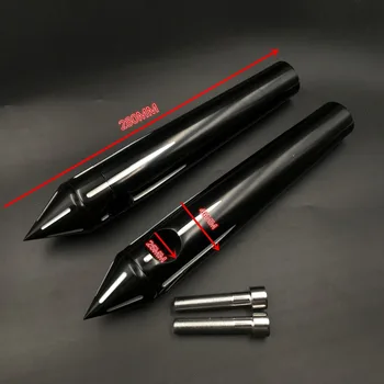 

1" Riser Spike Custom 8" Rise Black Billet Handlebar Risers Fit Harley Chopper