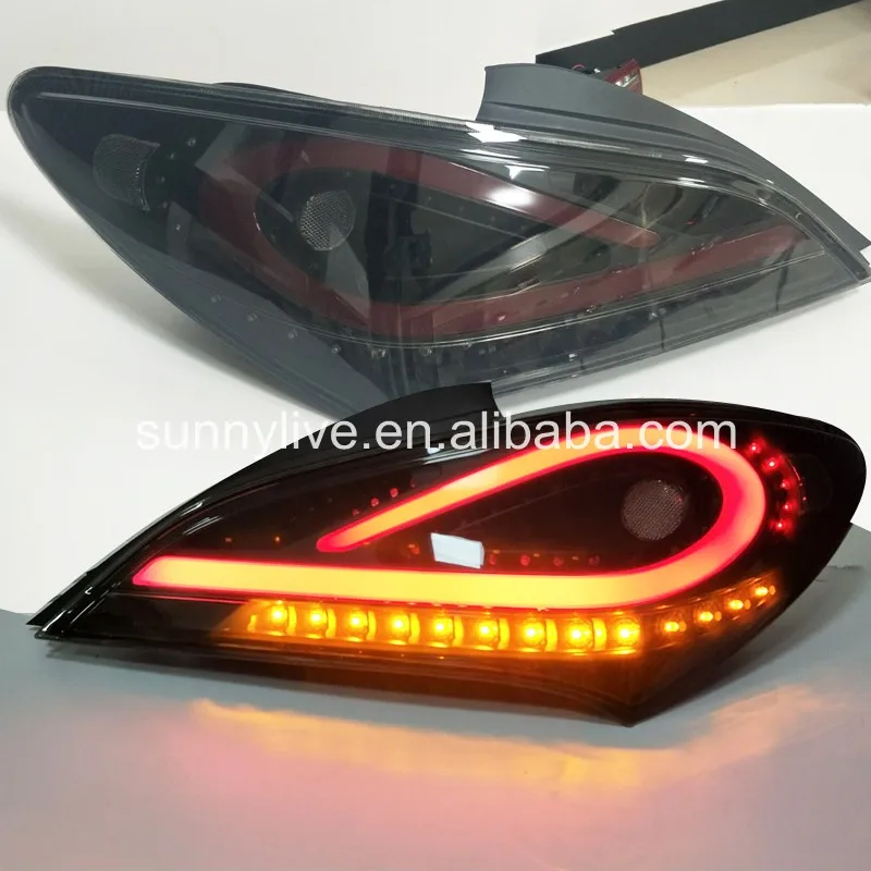 

For Hyundai Coupe Tail Lamp LED 2010 to 2011 Black Color WH