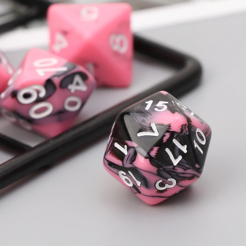 Dice 7pcs/set For TRPG Dungeons And Dragons D4-D20 Multi-sided Dices Polyhedral