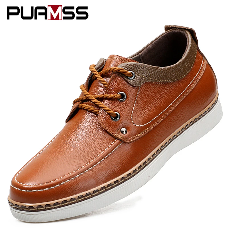 

Men Casual Shoes 2018 New Men's Leather Casual Shoes for Men Male Fashion Party High Quality Sneakers Man Casual Shoes