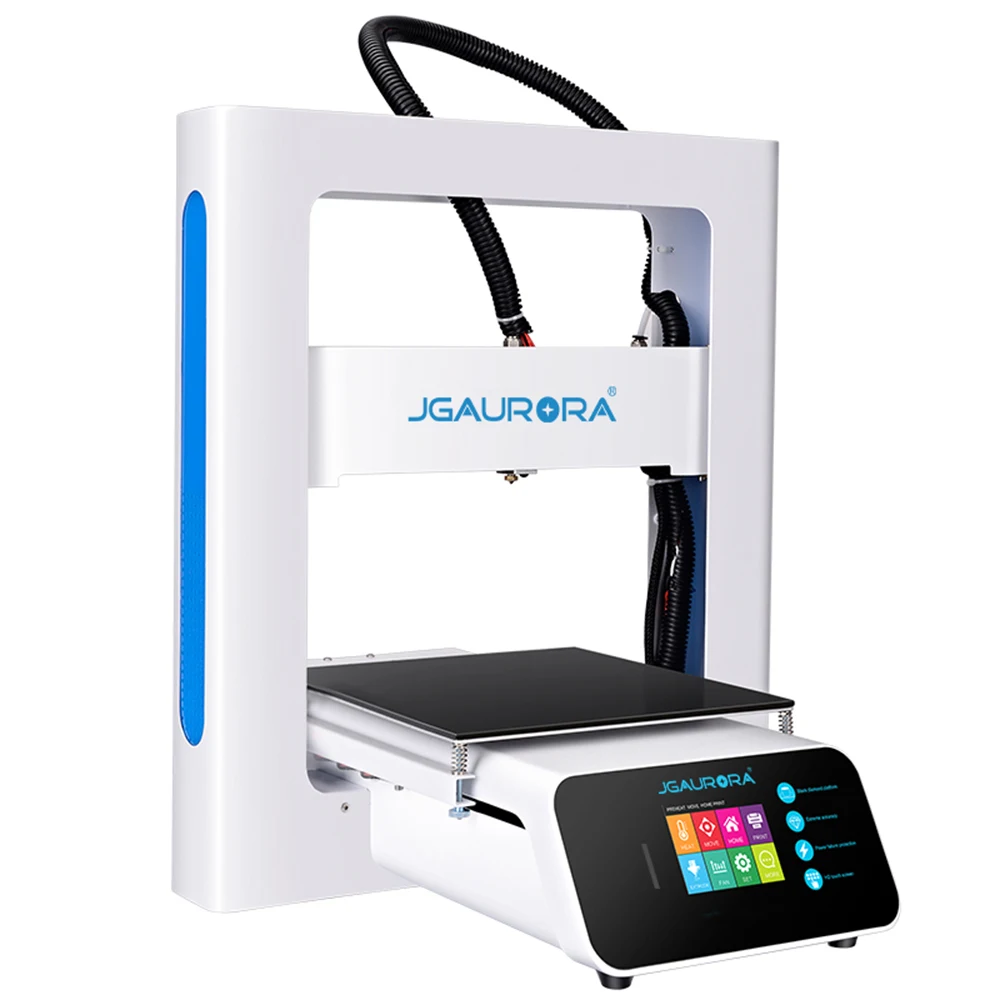 Подходит для школ семьи JGAURORA A3S 3d принтер одно сопло сенсорный экран свет Промышленный дизайн тела