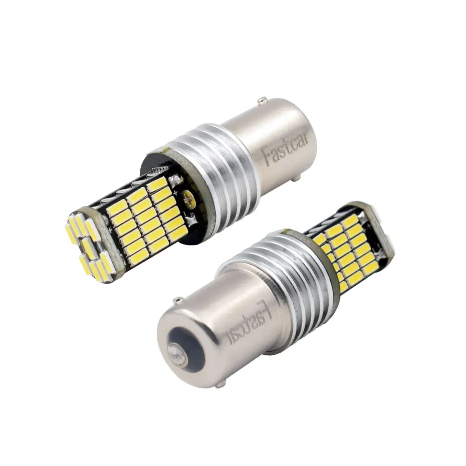 10X 12В 24В автомобильные светодиодный ные лампы 1156 P21W BA15S 45 S 4014 45SMD
