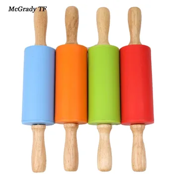 

DIY Non-Stick Fondant Rolling Pin Embossing Cake Dough Roller Decorating Cake Roller Crafts DIY Baking Kitchen Tools