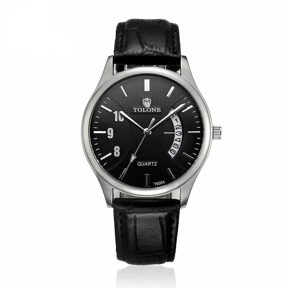 

Hot Luxury Men's Date Watch Stainless Steel Leather Analog Quartz Military Watch Men Business watch men relogio masculino reloj