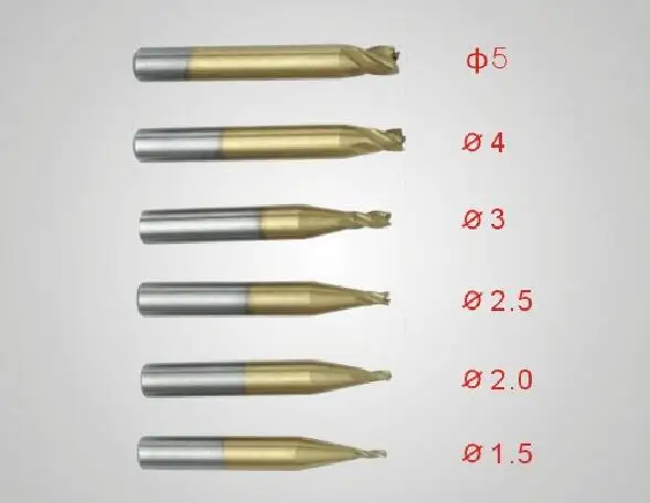 3,0 мм фреза, фрезы для всех разных брендов, вертикальная копия ключа, режущий дублирующий станок, запчасти 5 шт./лот
