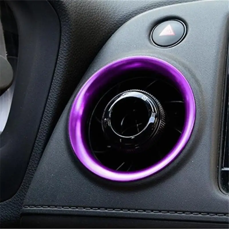 

Car Button Air Conditioner Interior Promote Chromium Decorative Modified Covers Modification Sticker Strip 18 19 FOR Honda XR-V