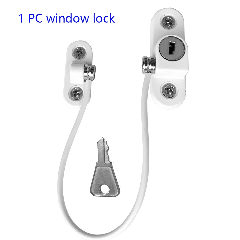 1 Pc/lot Child Protection Baby Safety Window Protection Child Lock Stainless Infant Security Window Limiter Locks on the Windows - Color: PJ3269A