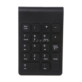 

NoEnName_Null Portable 2.4G Wireless Digital Keyboard USB Number Pad 18 Keys Numeric Keypad