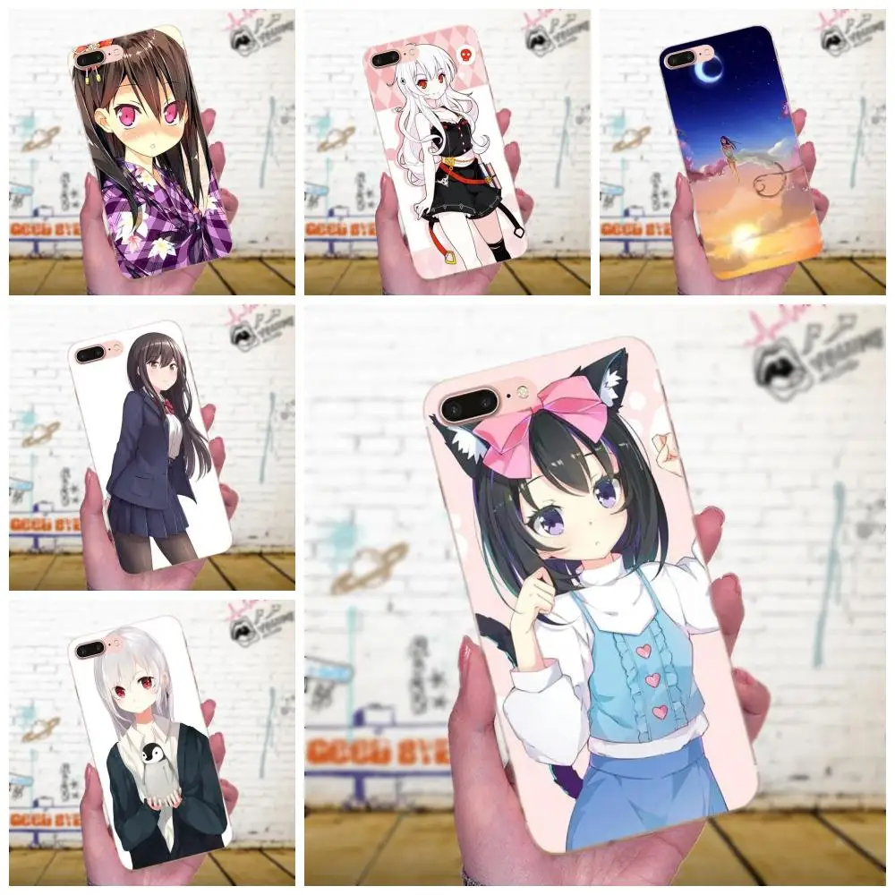 Японский мультяшный аниме Kawaii Girl Для Huawei Mate 7 8 9 10 20 P8 P9 P10 P20 P30 Lite Plus Pro 2017 мягкий