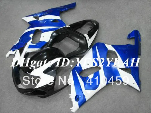 

NEWEST Fairing kit for SUZUKI GSXR1000 GSX-R1000 GSXR 1000 K2 00 01 02 2000 2001 2002 white blue Fairings set+7gifts SP105