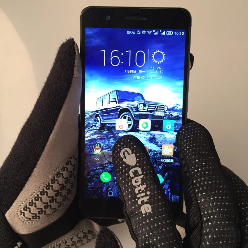 Мужские и женские походные перчатки, 3 цвета, уличные спортивные перчатки, полный палец, ветрозащитные перчатки для катания на лыжах, перчатки для телефона с сенсорным экраном MP022