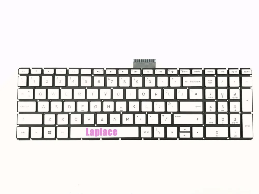Новая английская Серебристая клавиатура для HP Pavilion 15-cc000 15-cc100 15-cc500 15-cc600 15-cc700 |