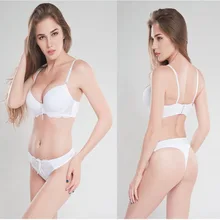 Сексуальные кружевные трусики танга комплект с бюстгальтером большой размер комплект женского белья три-многорядная Пряжка Собранный комфортный и дышащий бюстгальтер черный бюстгальтер