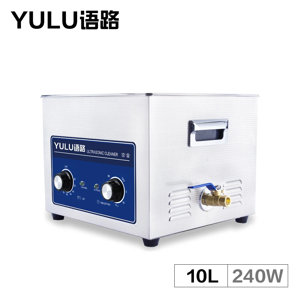 

Ultrasonic Cleaning Machine Basket Digital 10L Mainboard Heater Oil Rust Parts Hardware Lab Equipment Washer Bath Tank Time Set