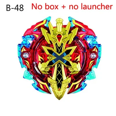 Лучшие пусковые установки Beyblade GT Burst B-142 B-143 игрушки Арена распродажа Bey Blade Toupie металлический Burst God спиннинг Топ Bey Blade Blades игрушка - Цвет: B48 No launcher