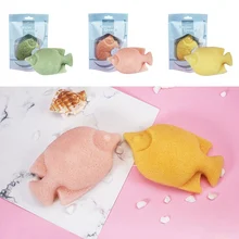 Новинка 7 цветов Натуральная губка для мытья губка для лица очищающая моющая пудра для лица, макияж инструменты