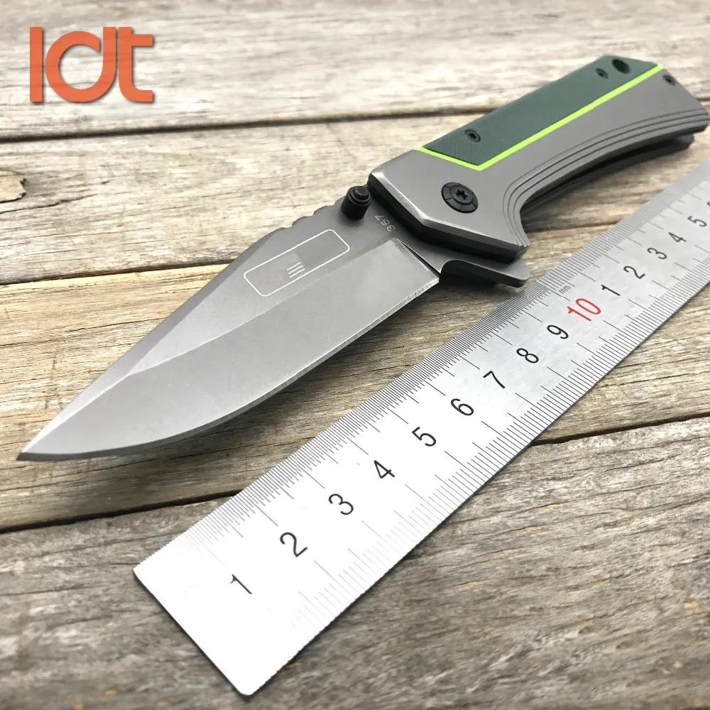 LDT CM357 складной нож 7Cr13Mov лезвие G10 Ручка Кемпинг Открытый выживания Ножи карманный тактический охотничий нож EDC инструменты