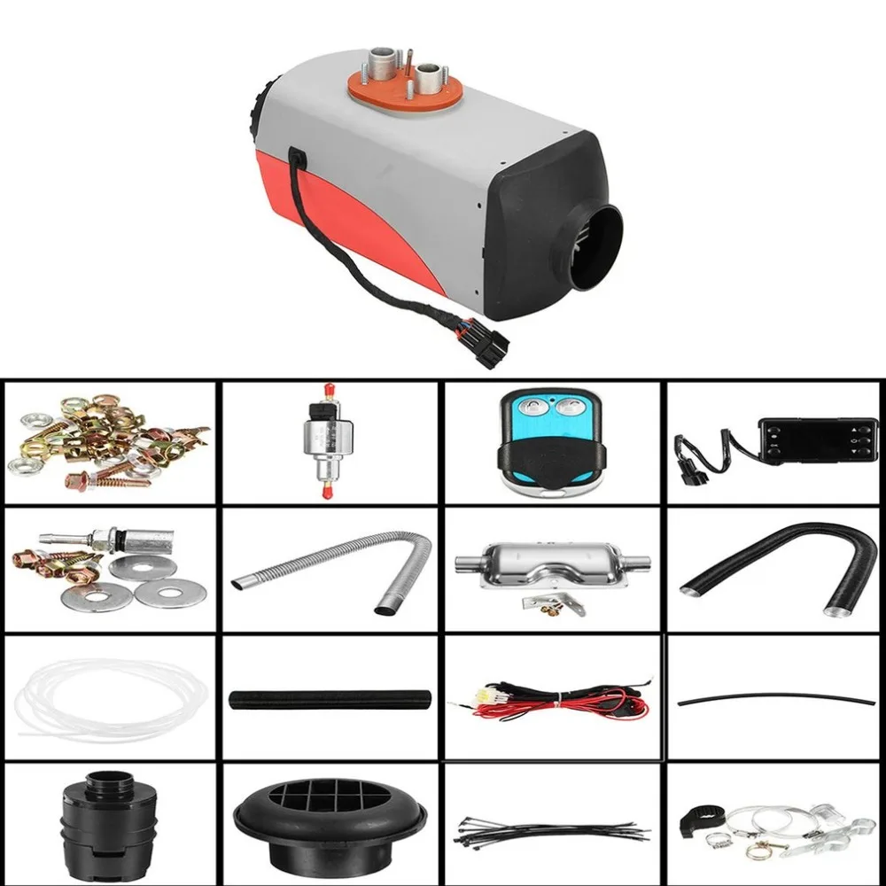 

Newest Easy Installation Low Noise Auto Car Heater Diesel Air Heater 12V 5000W Air Parking Heater Warmingt Equipment Set