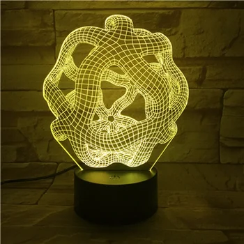 

Creative 3D USB Solar System Mordel Table Lamp Baby Sleep Nightlight Planet Abstract Led Visual Colorful Light Fixture Best Gift