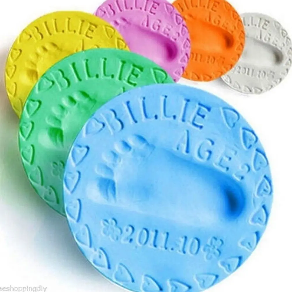 1 Pack/Bag Infant Baby DIY Hand Feet Mud Clay Mold Kids Children Mould