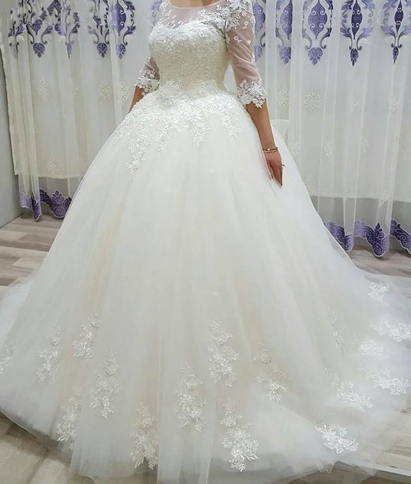 bohemian ball gown wedding dress