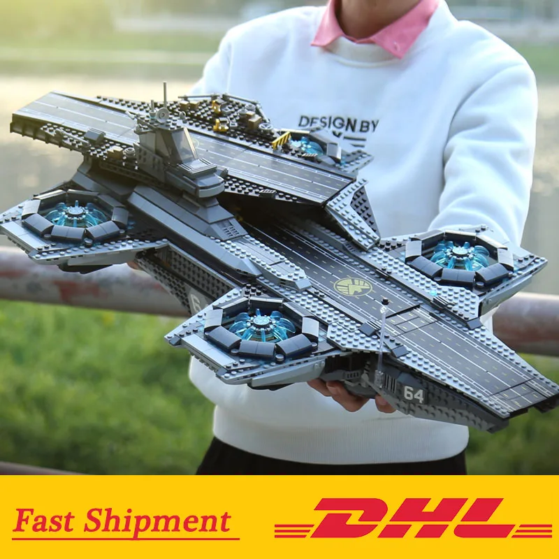 DHL 07043 Супер Герои щит Helicarrier набор строительные блоки кирпичи Avengersed
