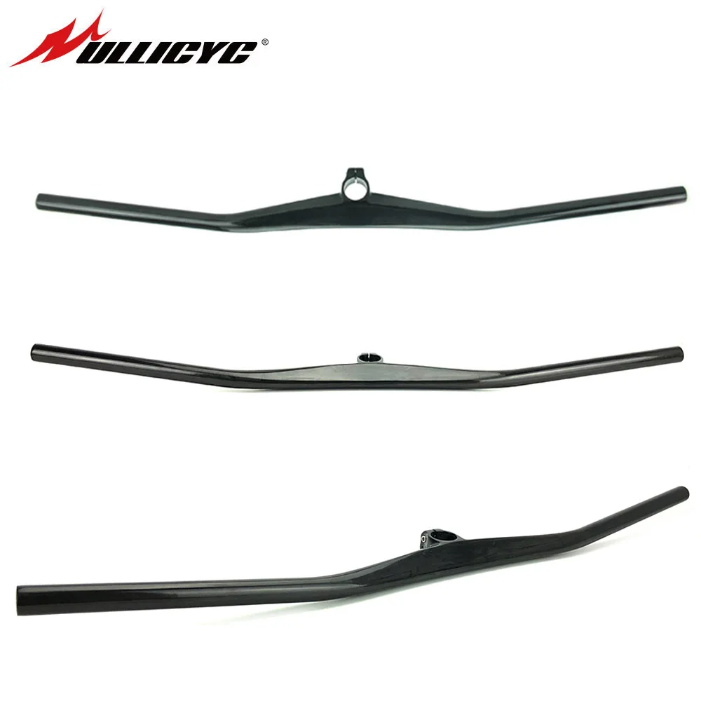 Comprar ULLICYC UD carbono una forma MTB integrado manillar bicicleta elevador 2 ° grados con 40 50 60 70mm Stem MTB manillar