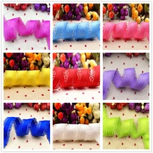 Cinta de encaje grograna multicolor de 30mm, accesorios para el cabello diy, material Manual de 10 yardas, color puro, envío gratis