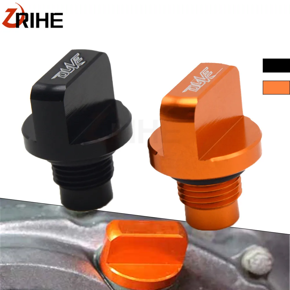 CNC aluminum 2017 NEW Motorcycle Oil cap Dipstick screw engine oil filler cap for KTM