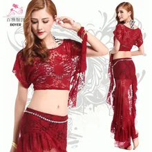 Балетные костюмы пачка Балетные костюмы купальник реального Для женщин ацетат костюм танец живота костюмы Показать Комплект Новое высококачественное Кружево лето одежда