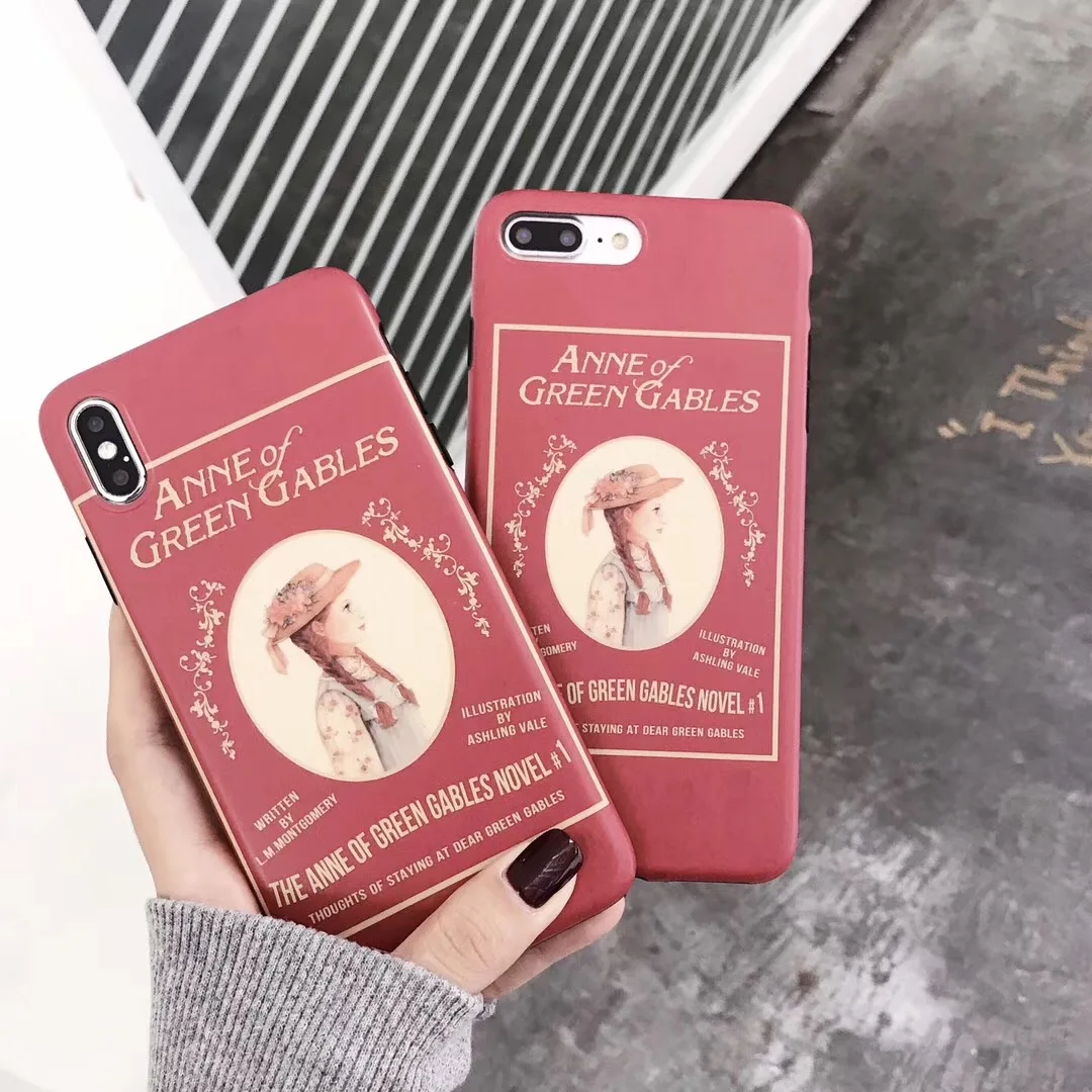Энн из Зеленых крыш литературный ретро чехол Чехол для iPhone 8 7 6 6s Plus X XR Xs Max
