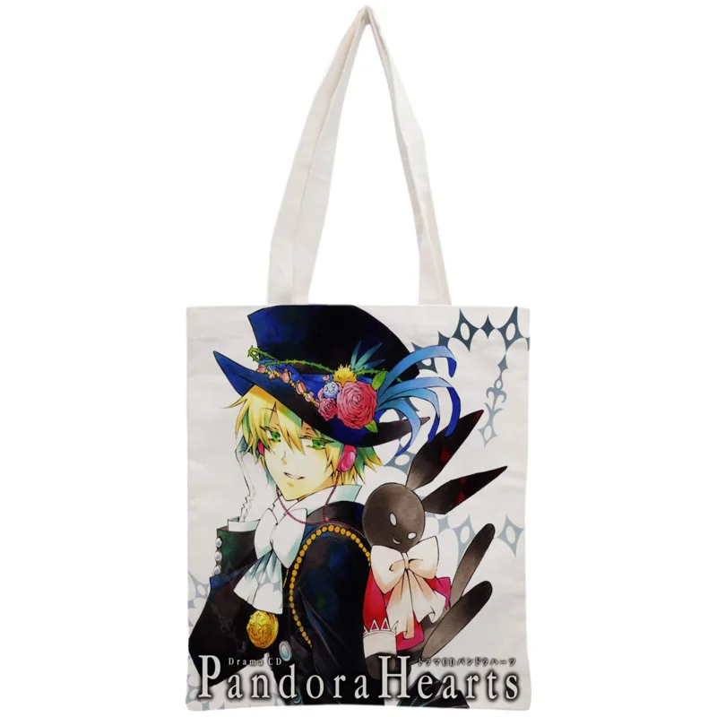 

Custom Pandora Hearts Tote Bag Reusable Handbag Women Shoulder Foldable Canvas Shopping Bags Customize your image