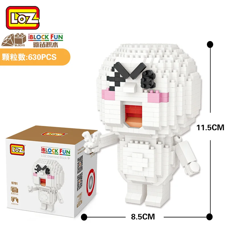 LOZ Diamant Blocs Artoon аниме Caractere фигурку Intellectuelle Jouets pour Enfants En Plastique Assemblee Micro|jouets enfants|jouet