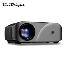 ViviBright мини-проектор F10 1920*720P Разрешение 2800 люмен светодиодный проектор для домашнего кинотеатра Поддержка Full HD портативный 3D проектор