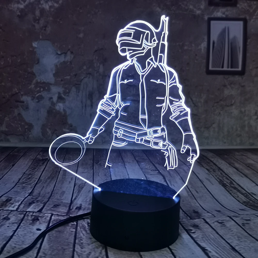 study lamp at game