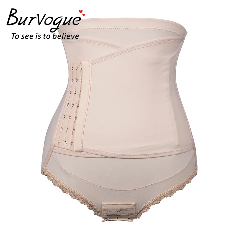 Burvogue женское нижнее белье для похудения и коррекции фигуры, утягивающее белье, Утягивающее нижнее белье - Цвет: Skin