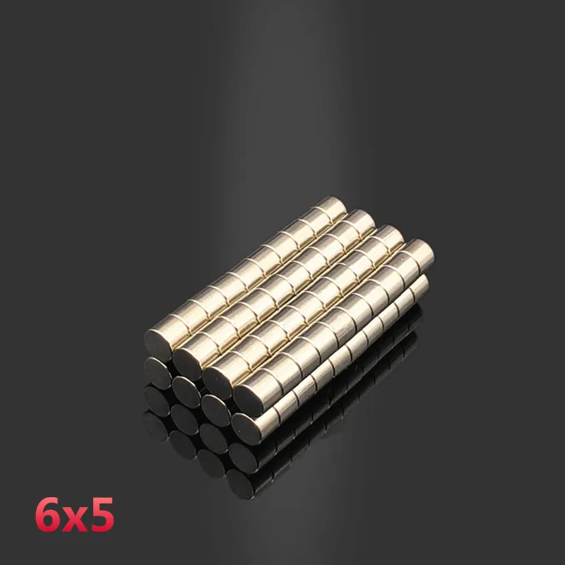 

20PC 6x5mm neodymium magnet 6*5mm strong rare earth neodymium magnets round NdFeB permanent magnetic