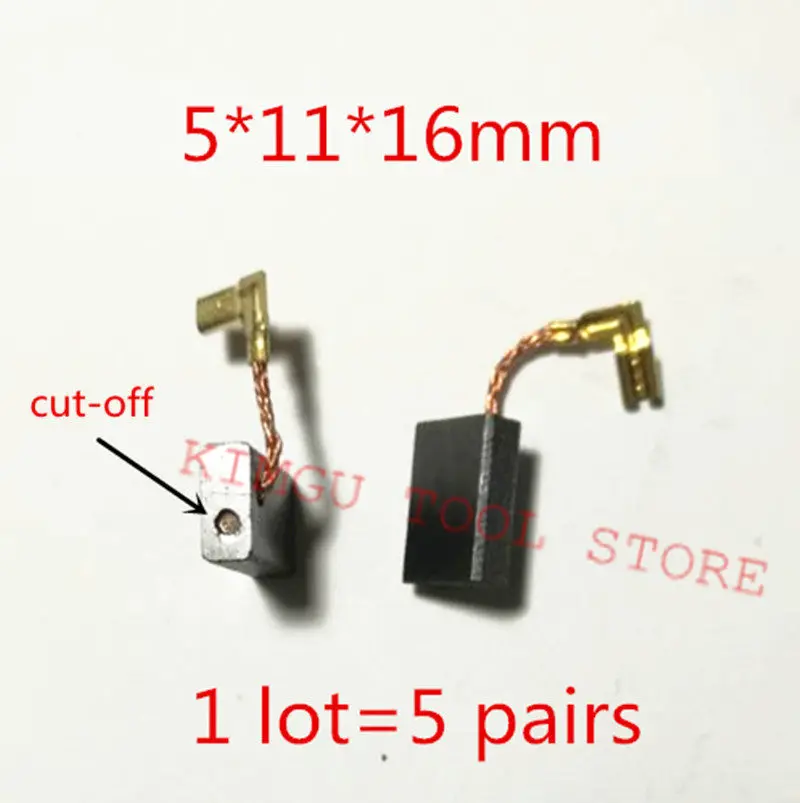 5 Pairs Carbon Brushes Replacement for MAKITA 194074 2 HR2811F HR2811FT HR2611F HR2610 HR2601