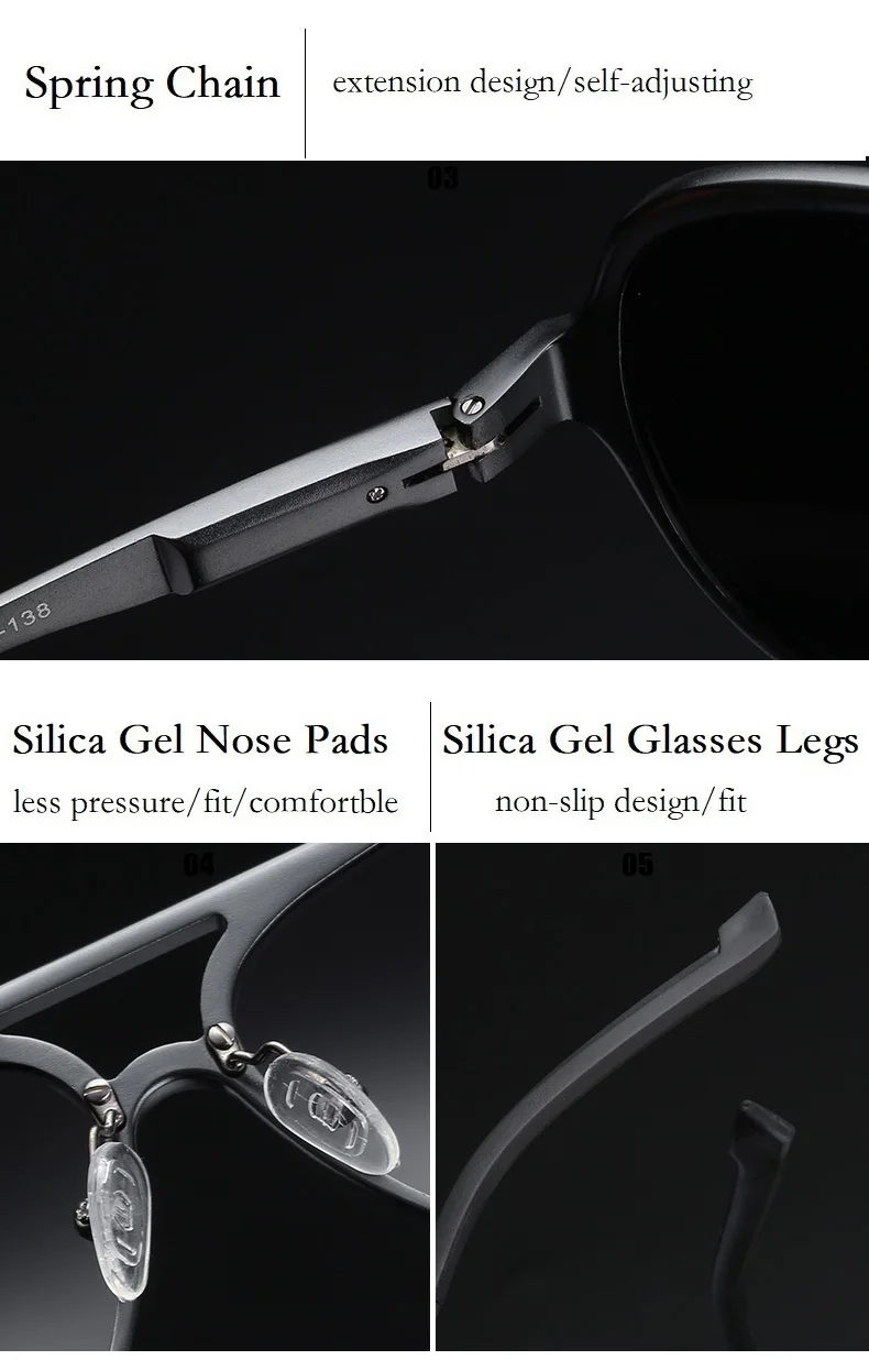 YSO солнцезащитные очки Для Мужчин Поляризованные UV400 алюминиево-магниевым рамка с TAC линзой солнцезащитные очки для вождения очки пилота аксессуар для Для мужчин 8560