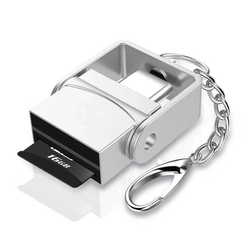 2 Тип C Micro SD TF считыватель карт памяти для Macbook pro samsung S9 S8 Xiaomi 5 6 - Цвет: 2